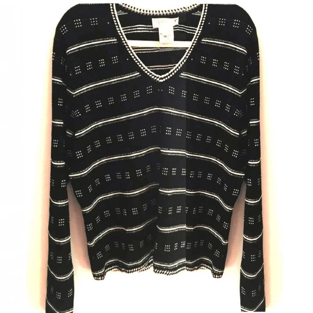 Talbots Striped Sweater - Picture 1 of 3